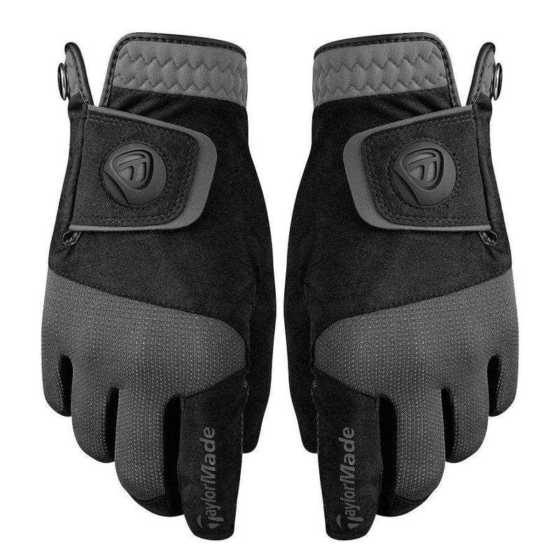 TaylorMade Rain Control rękawiczki golfowe męskie, czarne