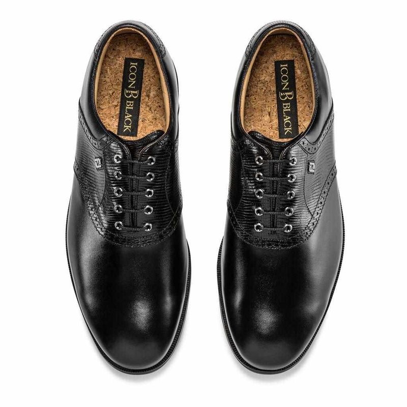 FootJoy Icon męskie buty golfowe, czarne