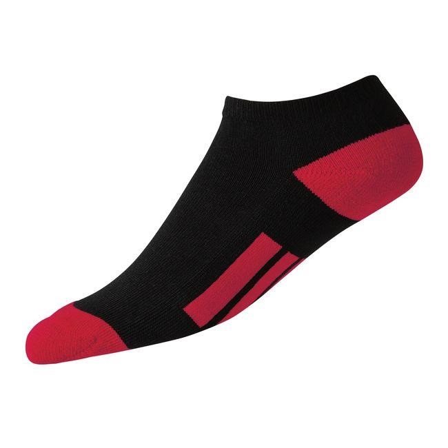 FootJoy ProDry Low Cut skarpety dziecięce, 1para, czarno/czerwone