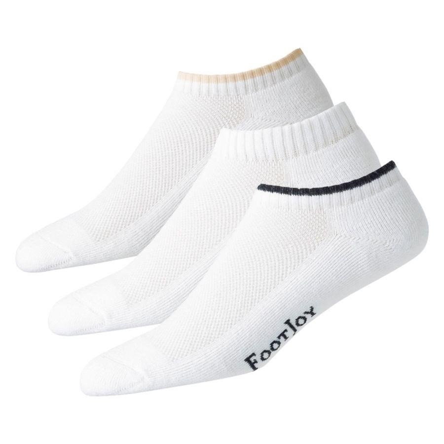 FootJoy ComfortSof Low Cut męskie skarpetki, 3pary, białe