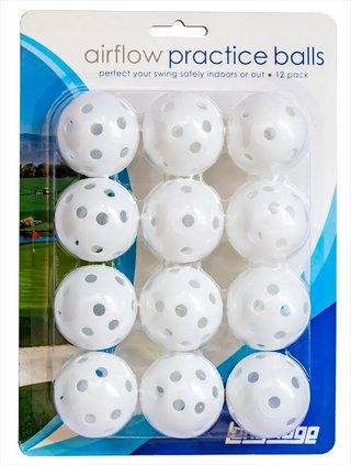 Longridge White Airflow piłki treningowe, 12 szt.