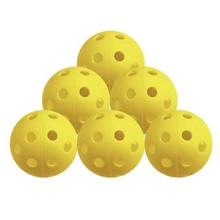 Longridge Yellow Airflow piłki treningowe, 6szt.