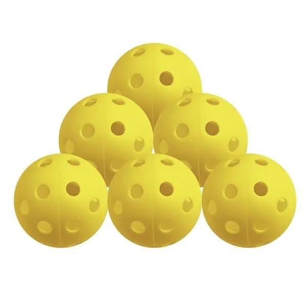 Longridge Yellow Airflow piłki treningowe, 6szt.