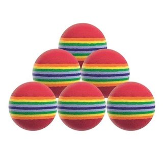 Longridge Multi-coloured Foam piłki treningowe, 6szt.