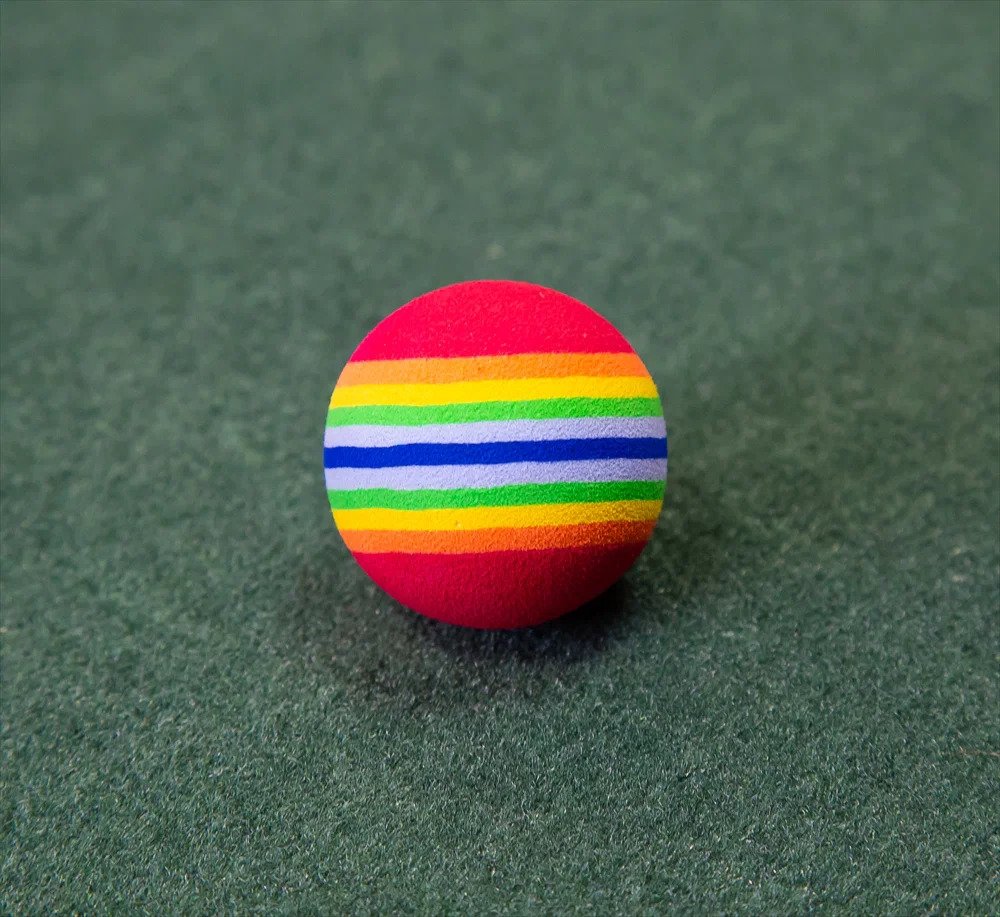 Longridge Multi-coloured Foam piłki treningowe, 6szt.