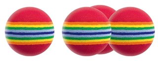 Longridge Multi-coloured Foam piłki treningowe, 6szt.