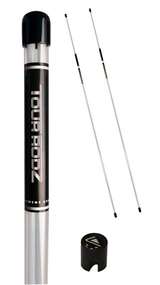 Longridge Tour Rods kijki treningowe, białe, 2szt.