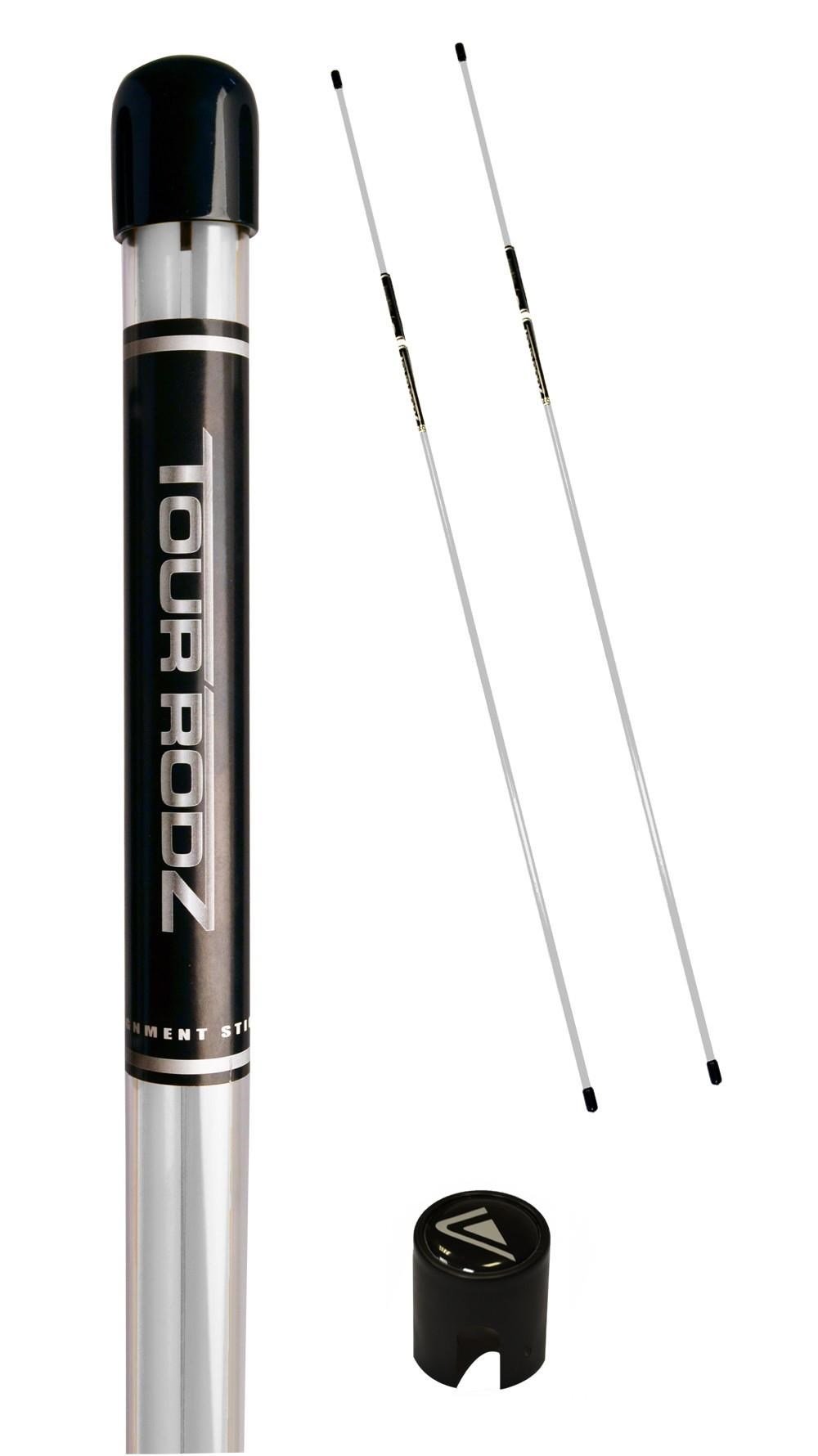 Longridge Tour Rods kijki treningowe, białe, 2szt.