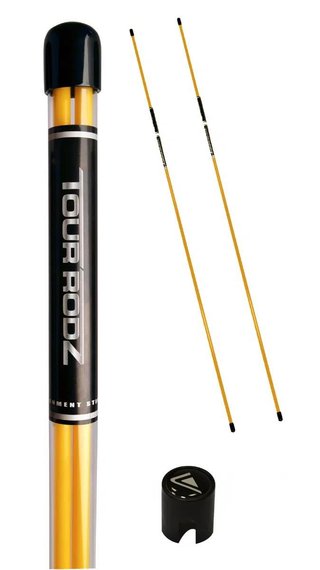 Longridge Tour Rods kijki treningowe, żółte, 2szt.