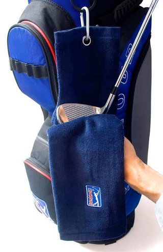 PGA Tour ręcznik golfowy, + szczotka