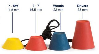 PGA Tour Winter Tees tyczki golfowe (4 szt.)