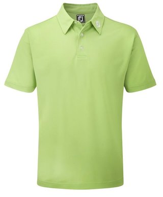 FootJoy Stretch Pique Solid Athletic Fit polo męskie, limonkowe