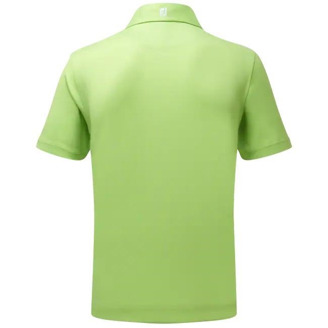 FootJoy Stretch Pique Solid Athletic Fit polo męskie, limonkowe