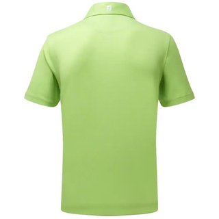 FootJoy Stretch Pique Solid Athletic Fit polo męskie, limonkowe