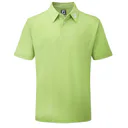FootJoy Stretch Pique Solid Athletic Fit polo męskie, limonkowe