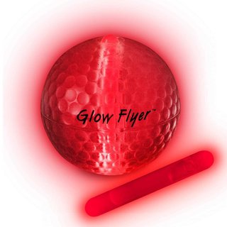 Masters Glow Flyer piłki golfowe, czerwone