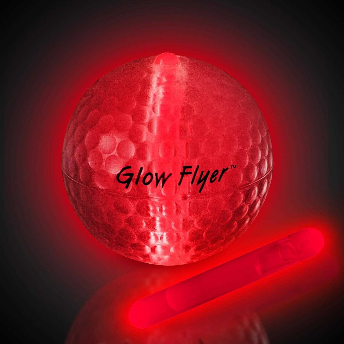 Masters Glow Flyer piłki golfowe, czerwone