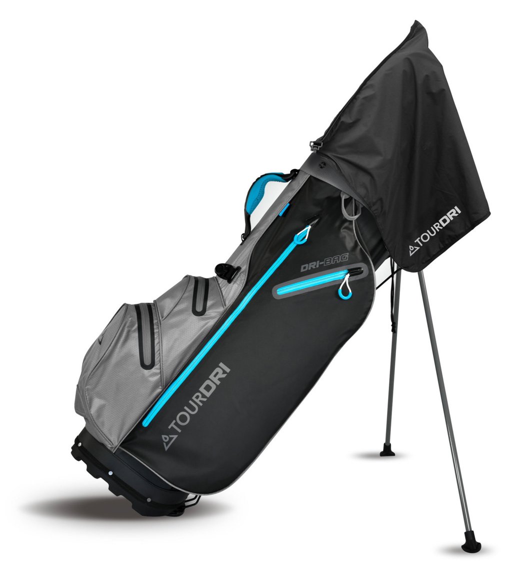 Masters Golf TourDri 2-in-1 ręcznik z pokrowcem na torbę, czarny