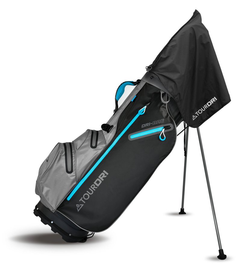 Masters Golf TourDri 2-in-1 ręcznik z pokrowcem na torbę, czarny