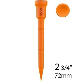 Lignum Tee plastikowe tee 72mm, 12szt., pomarańczowe