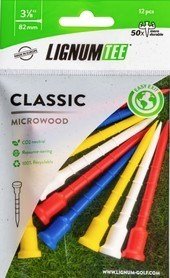 Lignum Tee plastikowe tee 82mm, 12szt., mix kolorów
