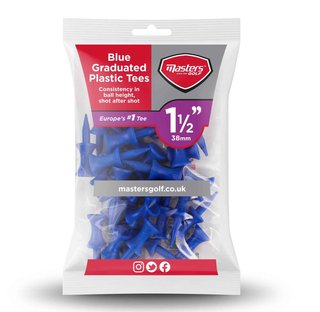 Masters plastikowe tee, 30szt., 37mm