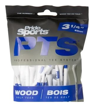 Pride Professional Tee System Prolength Plus niebieskie kołki do golfa 83mm (3 1/4"), 15 sztuk