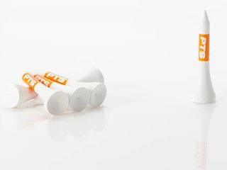 Pride Professional Tee System Prolength Mini Orange drewniane tee 38mm (1 1/2"), 90 szt.