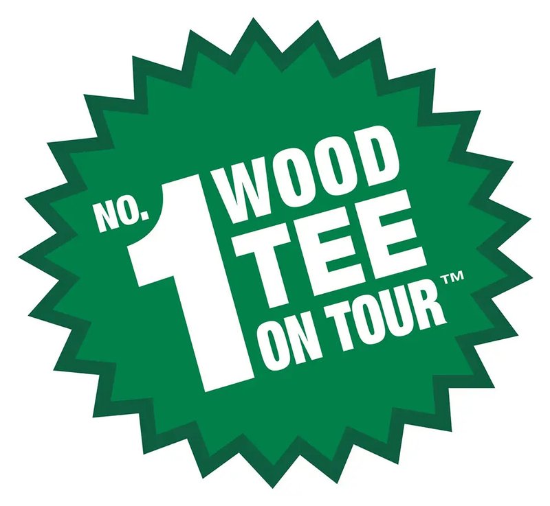 Pride Prolength Tees Green drewniana tee 101mm, 50szt.