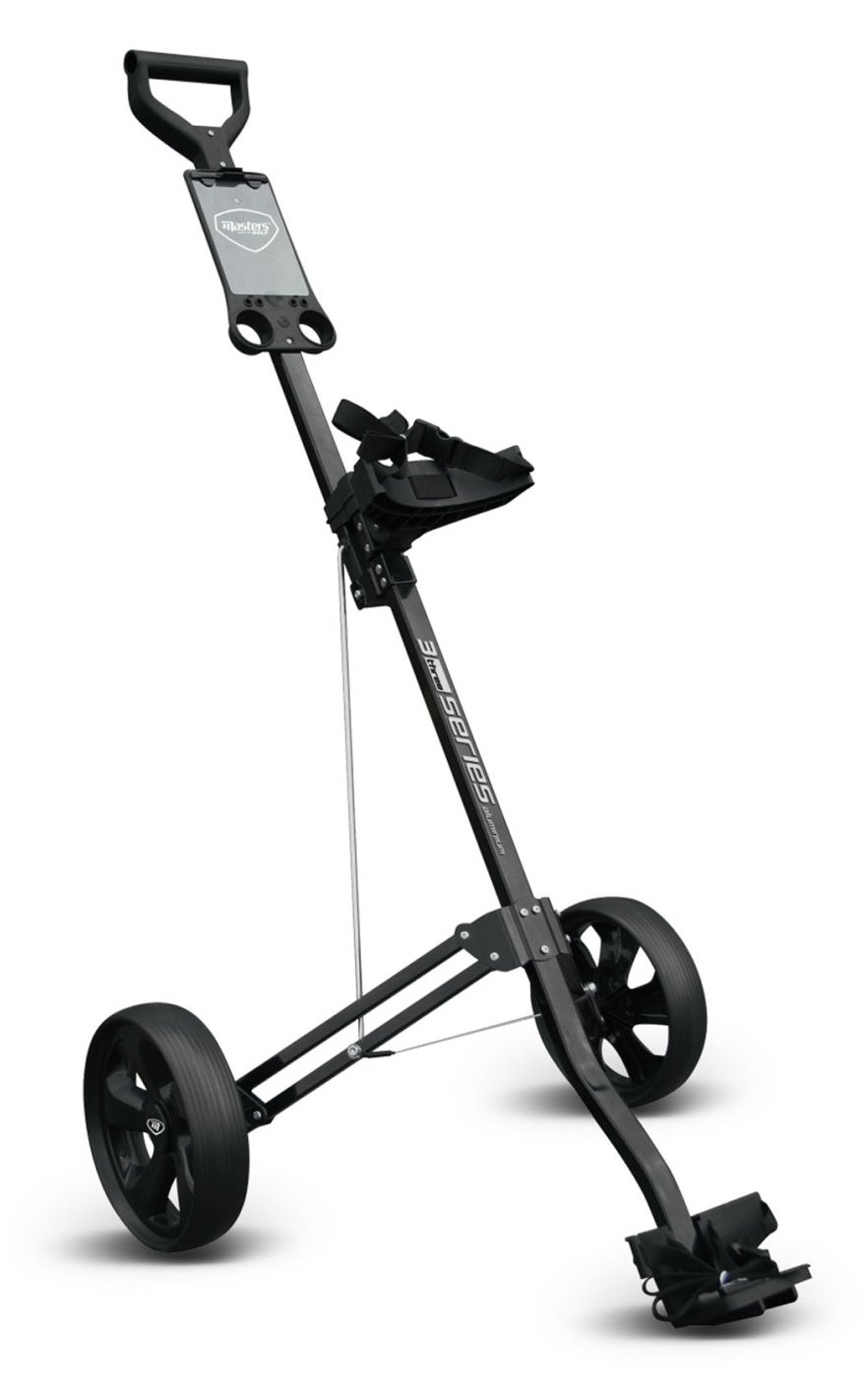 Masters Golf 3 Series Aluminium 2 Wheel wózek ręczny, czarny