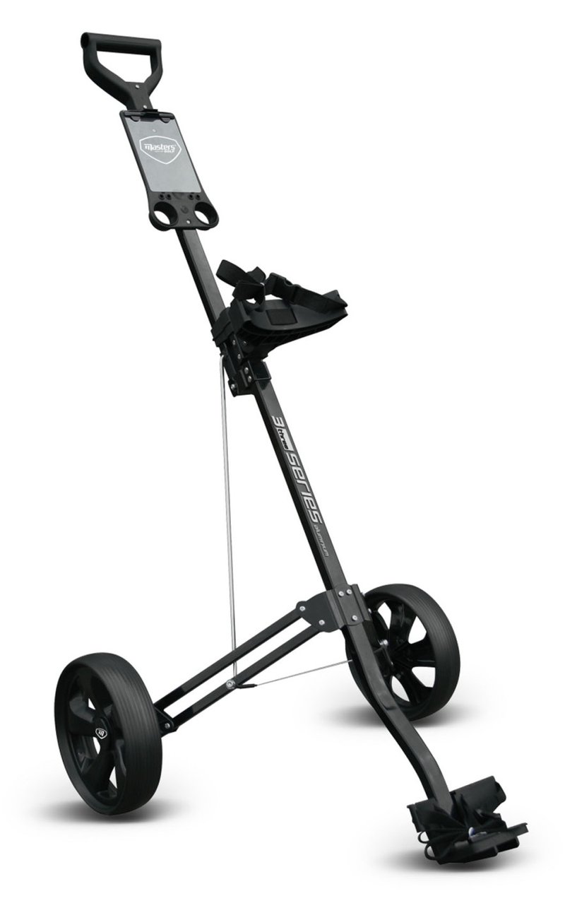 Masters Golf 3 Series Aluminium 2 Wheel wózek ręczny, czarny