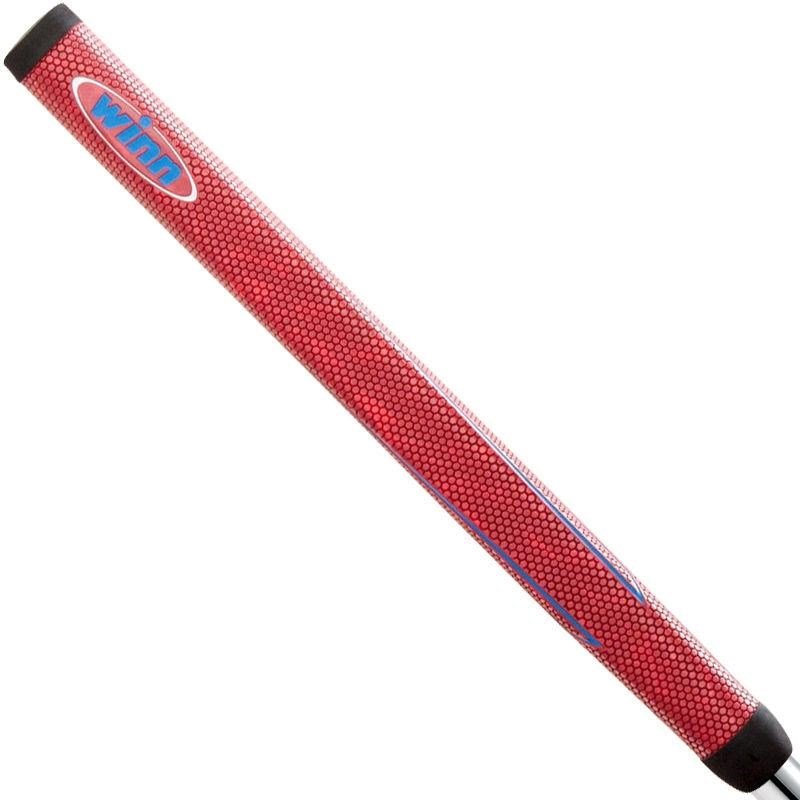 Winn Excel tour pistol putter grip, czerwony