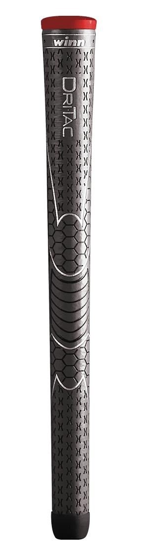 Winn Dri-Tac grip, Standard, szaro/czerwony