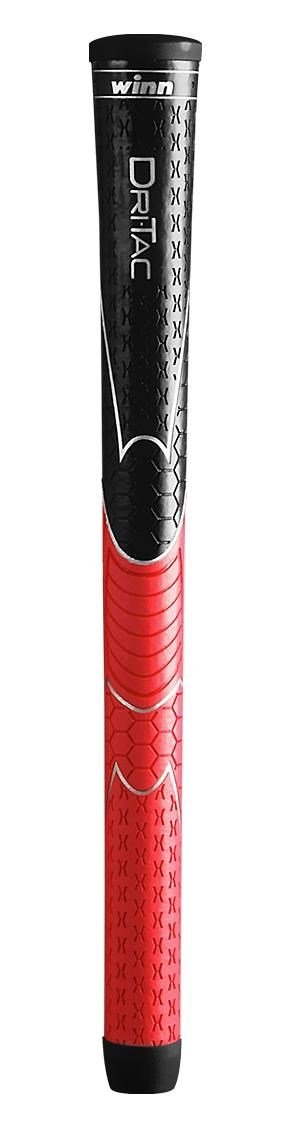 Winn Dri-Tac grip, Standard, czarno/czerwony