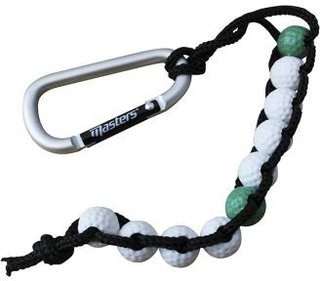 Masters Golf Masters Bead Stroke Counter, biały/zielony