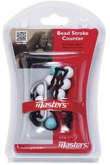 Masters Golf Masters Bead Stroke Counter, biały/zielony