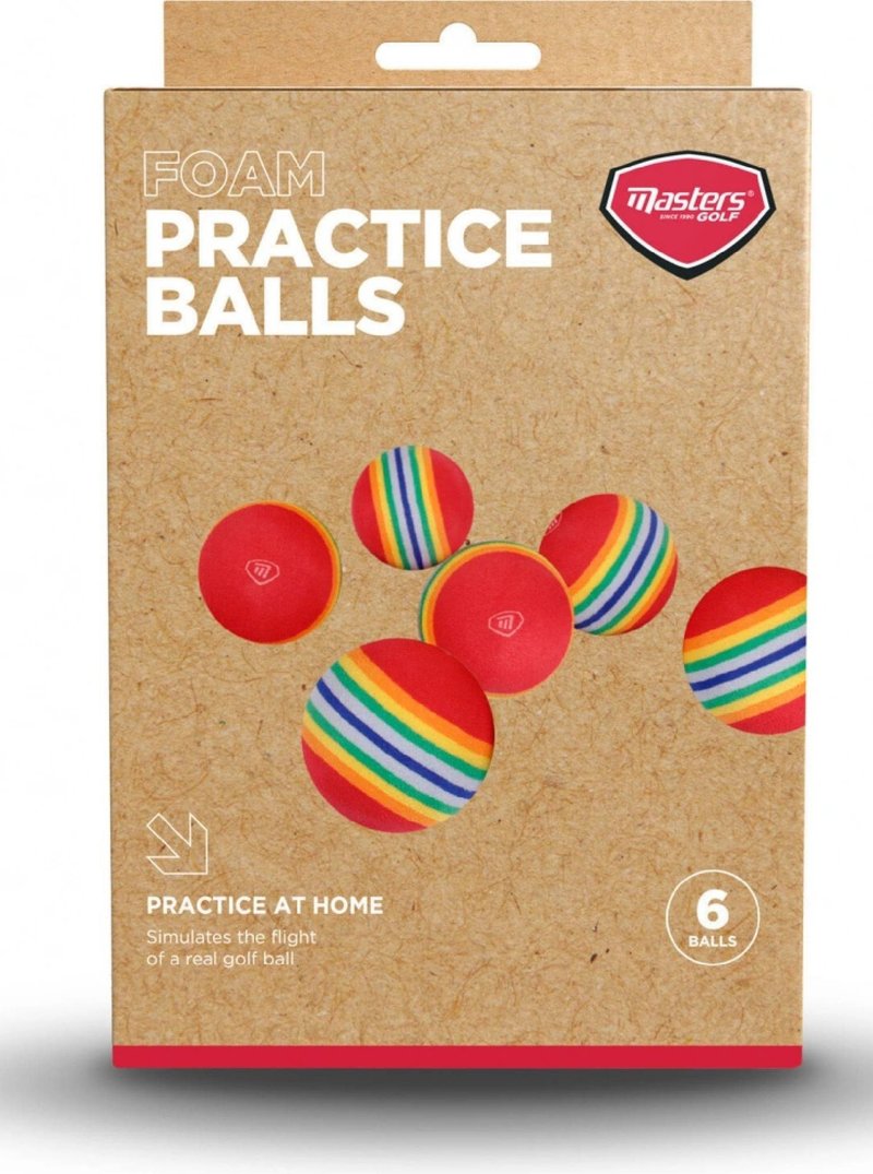 Masters piankowe piłki treningowe, kolorowe, 6 szt.