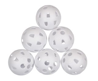 Masters Airflow XP plastikowe piłki treningowe, białe, 6 szt.