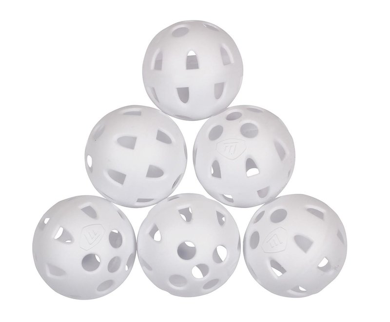 Masters Airflow XP plastikowe piłki treningowe, białe, 6 szt.