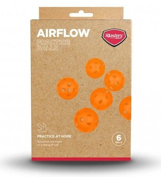Masters Airflow XP plastikowe piłki treningowe, pomarańczowe, 6 szt.