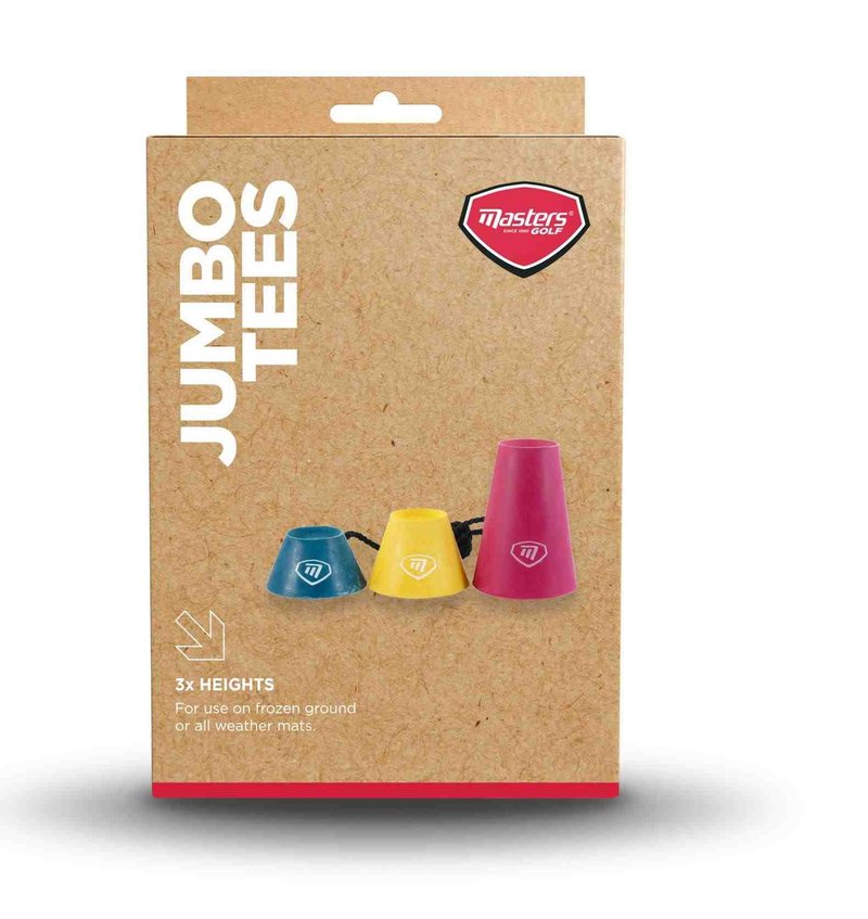 Masters Jumbo Pyramid Tee Stringed gumowe tee, 3 szt.