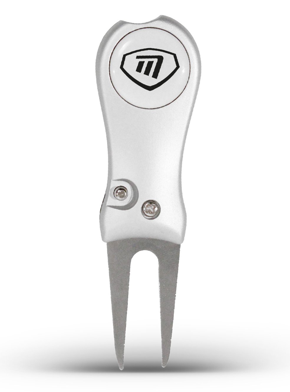 Masters Golf Switchblade Style Pitchfork widełki do naprawy fairway, srebrne