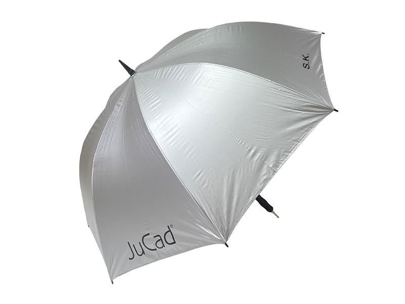 JuCad Telescopic Automatic parasol golfowy, srebrny