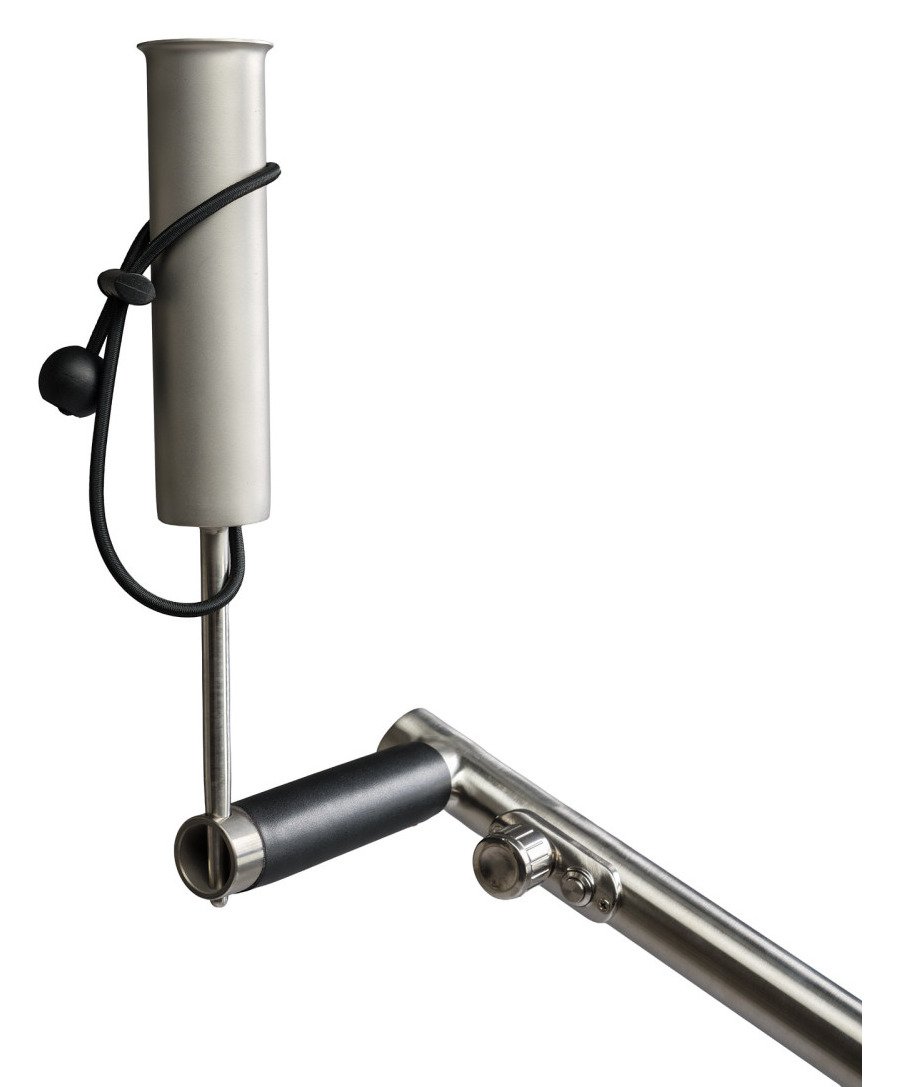 Davies Caddy Compact uchwyt na parasol, szczotkowane srebro