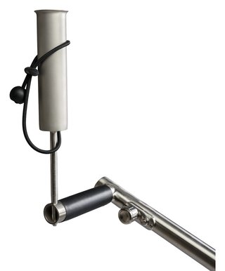 Davies Caddy Compact uchwyt na parasol, szczotkowane srebro