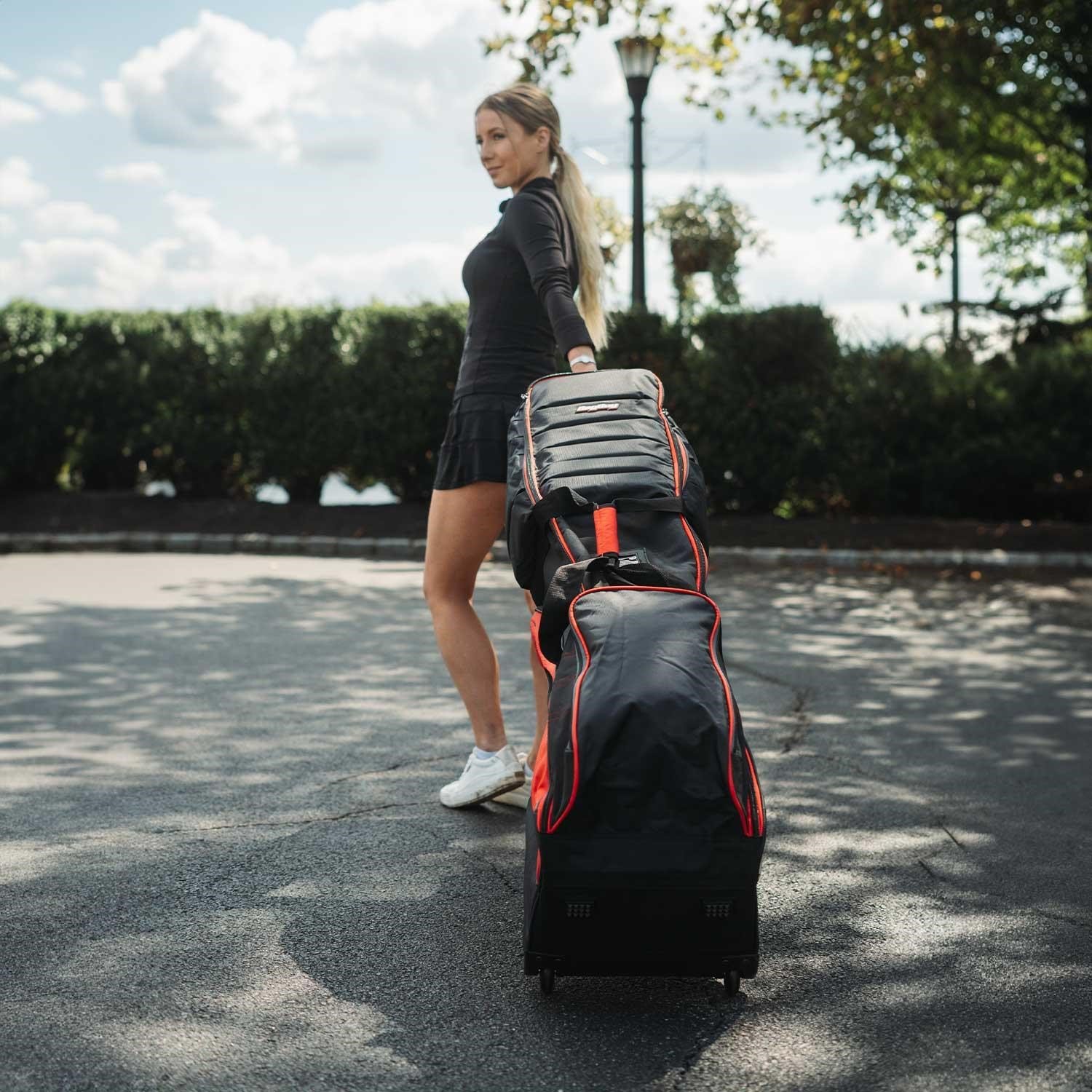 Bag Boy T-750 Travel pokrowiec podróżny, czarno/czerwony