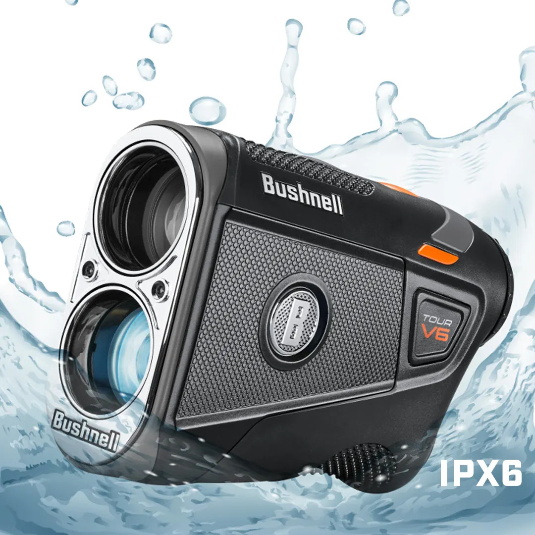 Bushnell Tour V6 konstrukcja odporna na warunki atmosferyczne IPX6