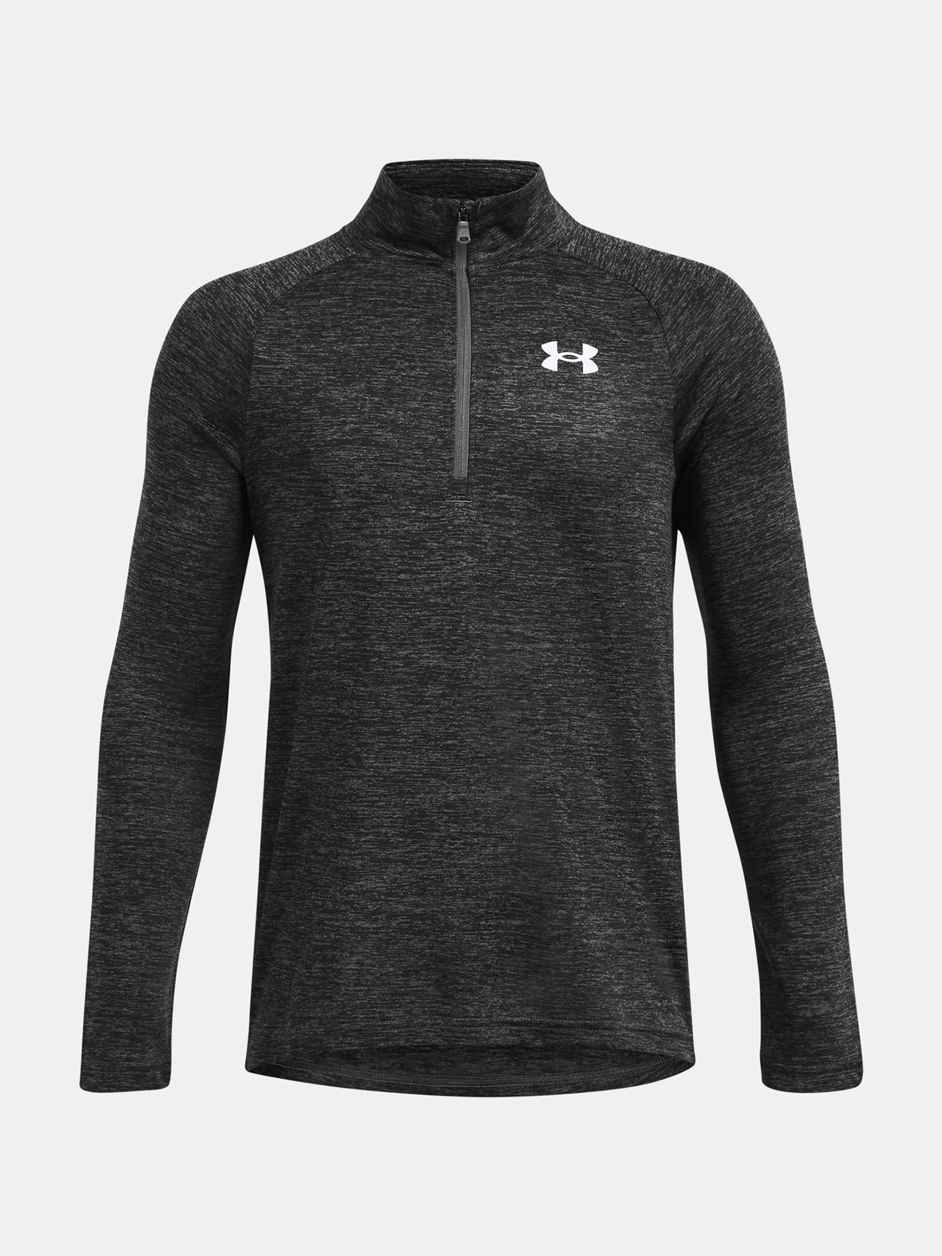 Bluza juniorska Under Armour Tech 2.0 1/2 Zip szara - widok z przodu