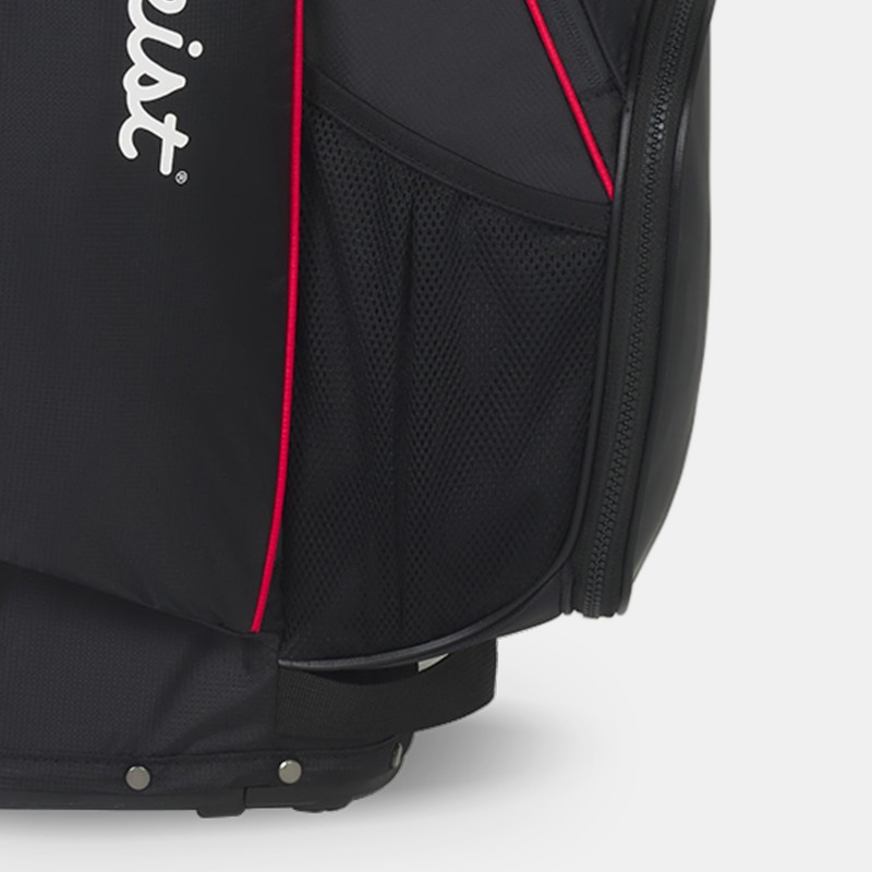 Zewnętrzna siateczkowa kieszeń na napój w torbie stojącej Titleist Players 4 Carbon