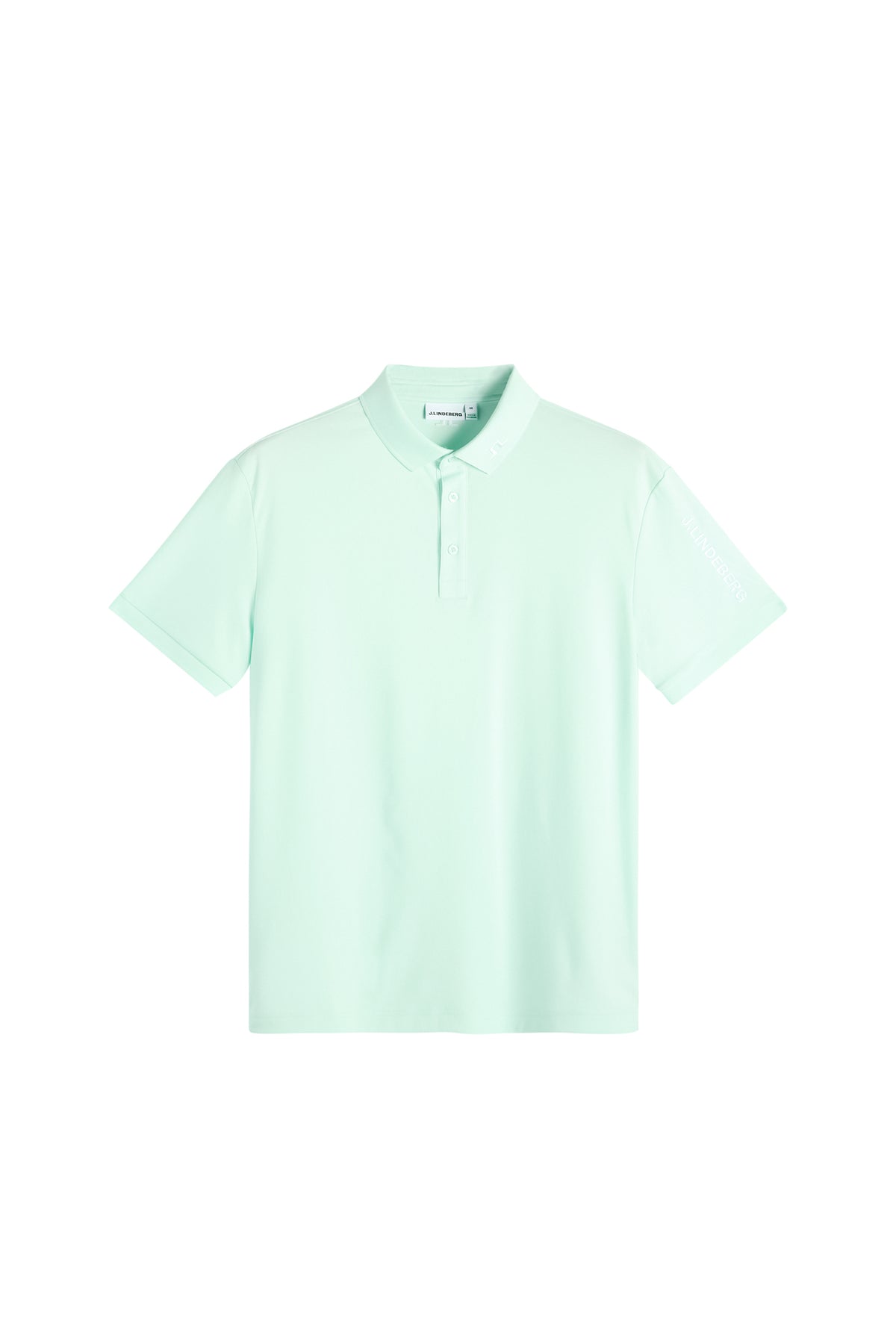 J.Lindeberg Tour Tech Polo Bay – szczegóły kołnierzyka i dopasowania